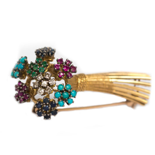 18 Karat Yellow Gold Brooch