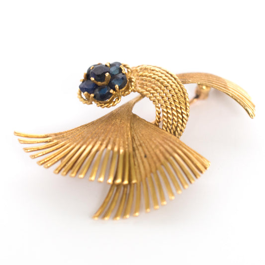 18 Karat Yellow Gold Brooch